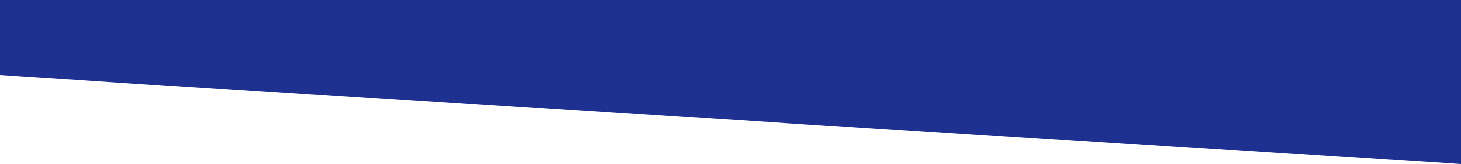 Bandeau oblique de couleur bleue